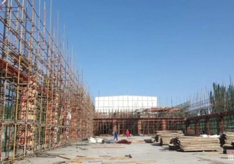 青海油田岩心自动化立体仓库（2号库）建设稳步推