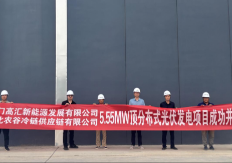 高汇新能源51.103MW分布式光伏项目并网发电
