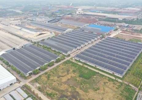 湖北宝加利陶瓷有限公司分布式光伏发电项目成功并网发电