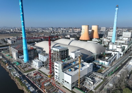 中国能建浙江火电承建的绍兴滨海四期项目9号机组