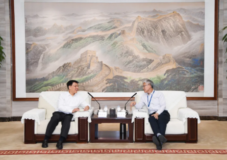 张彦军会见中国诚通总经理、党委副书记郭祥玉