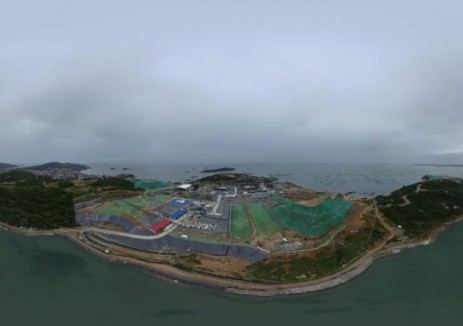 福建LNG接收站项目部开始储罐拱顶预制工作