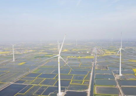 华润潜江张金200MW风电项目全容量并网