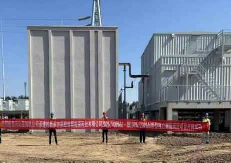 河北晟陇玖公司第二个独立储能示范项目并网成功