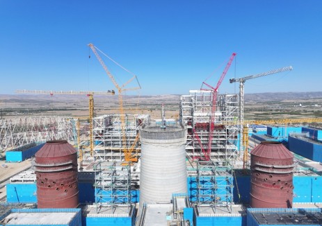 中国能建西北电建参建的国能宁夏六盘山项目1号机