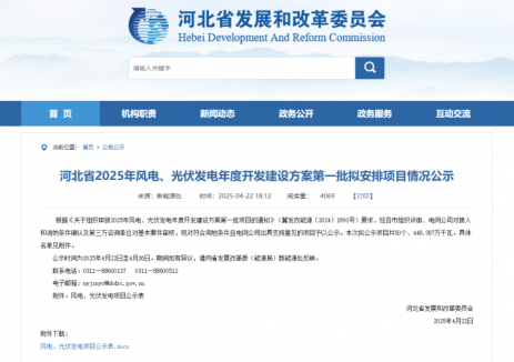 合计15万千瓦！<em>晶科</em>科技入围河北省2025年第一批风光项目开发建设名单