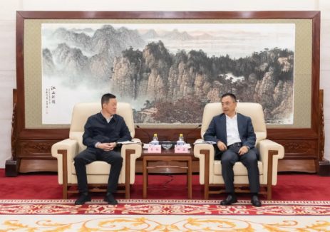 邹磊会见内蒙古鄂尔多斯市委书记李理