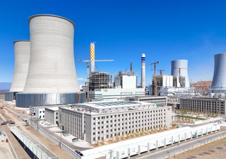 中国能建建筑集团承建的新疆重能石头梅2×1000兆