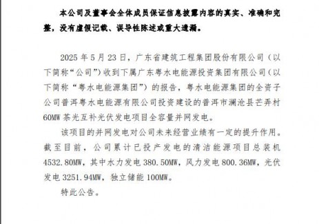 广东建工独立储能项目总装机100MW