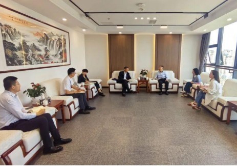贵阳水务环境集团与民生银行贵阳分行开展业务交流