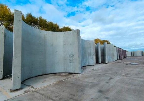 蜀道建科克东广通200MW风电项目首件混塔预制环片成功生产