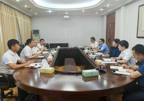 中建环能佟庆远拜会福州市闽清县委书记赵春荣