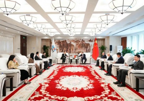 中国能建国际乔旭斌会见阿曼水电采购公司董事长Ah