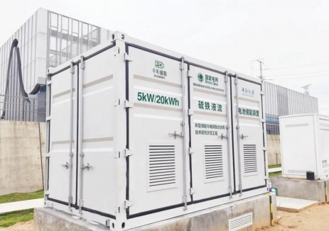 5kW/20kWh！国网示范项目——硫铁液流电池成功并