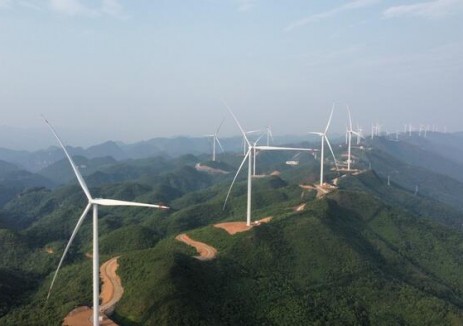贵州金沙县岩孔风电项目全容量并网发电