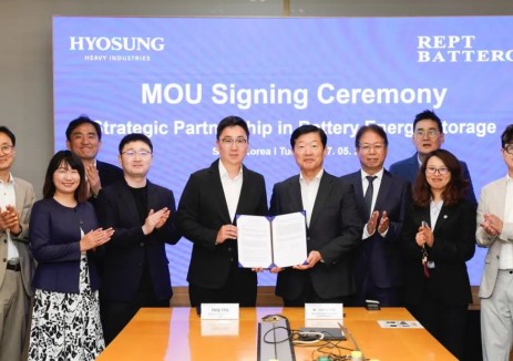 瑞浦兰钧与韩国晓星重工业签署储能领域合作备忘