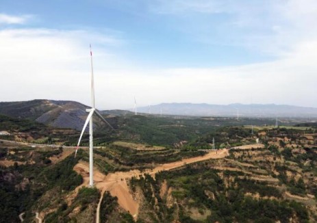 华电山西长晴100MW风电项目全容量并网发电