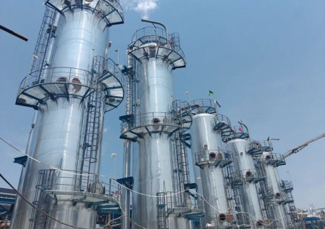 中集安瑞科凌钢项目完成施工开始设备调试，正式投产进入倒计时