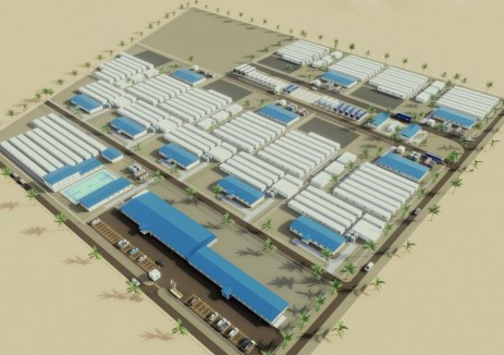 沙特赛达维2GW光伏项目临建工程正式开工