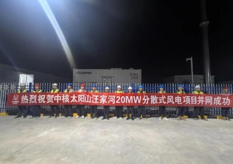 宁夏公司两大分散式风电项目成功并网发电