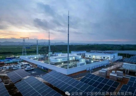 广投桥巩能源公司集中式光伏项目成功并网发电