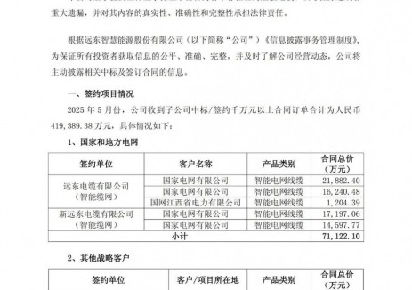 含工商储/锂电池等！远东股份42亿中标/签约项目披