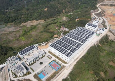 广东葫芦砂石屋面分布式光伏项目顺利实现全容量