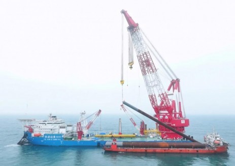 三峡阳江青洲五海上风电项目建设开启“加速度”