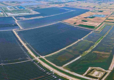 中国能建江苏电建三公司承建的金惠新能源300兆瓦