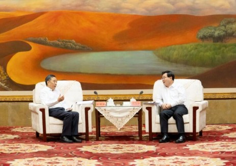 中国能建宋海良拜会甘肃省委书记胡昌升
