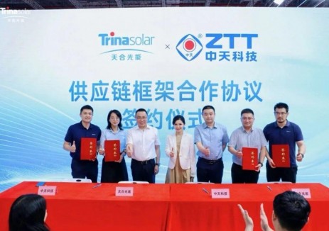 重磅签约！天合光能与中天科技共筑新型储能产业「