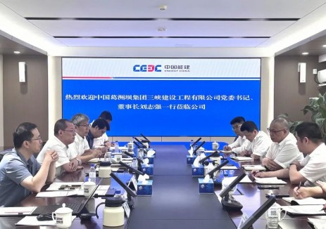 事关氢能产业！李京光与中国葛洲坝集团三峡建设工程有限公司党委书记、董事长刘志强会谈