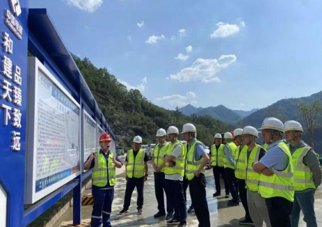 中核新华水力发电有限公司领导一行到陕西佛坪抽蓄