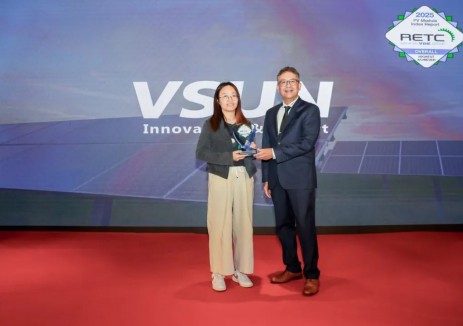 国际权威认证！VSUN SOLAR再获RETC 2025光伏组件"最高成就奖"