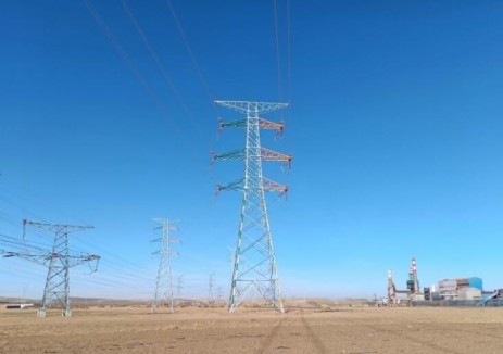 中国能建江苏电建一公司承建的呼和浩特昭君至东胜