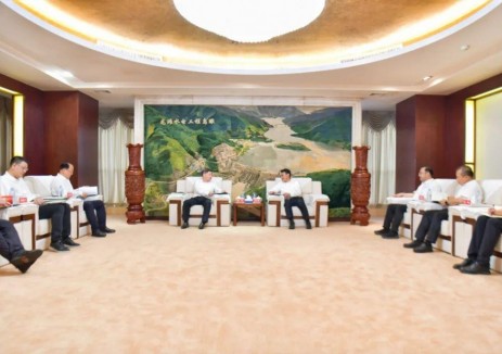 桂冠电力与中国能建葛洲坝集团开展工作会谈