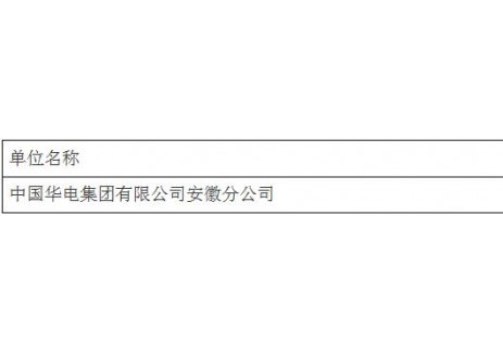 招标 | 安徽华电16.5MW/33MWh储能租赁服务招标
