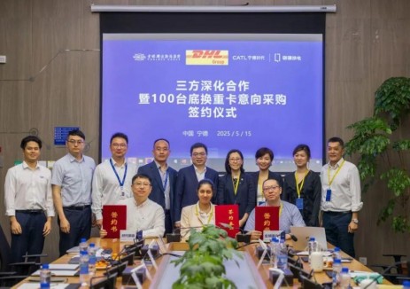 时代骐骥与敦豪全球货运（DHL）、全球捷运签署1