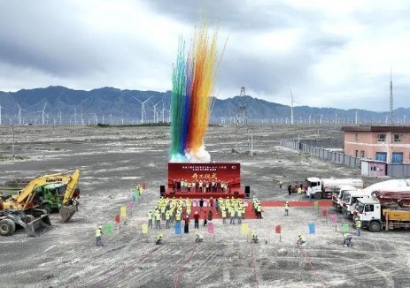 新疆达坂城风电一场49.25兆瓦升级改造项目开工