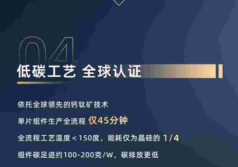 方寸之间 想象之外 | 一图看懂极电光能2.81㎡钙钛