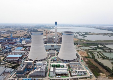 中国能建建筑集团承建的阜阳谢桥电厂2号机组发电