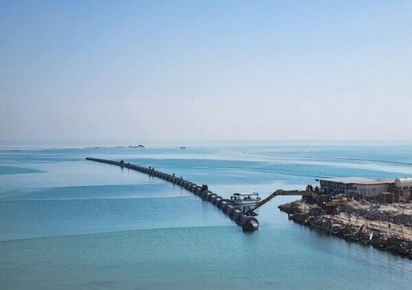 沙特贾富拉海水淡化项目取排水管道顺利贯通
