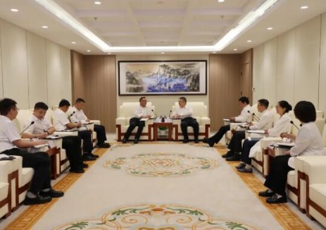 李远飞与中国能建湖南火电党委书记、董事长李和平座谈交流