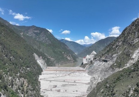 水电七局承建的世界第一高坝四川大渡河双江口水电