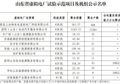 中广核/华能/国网/特来电等10项目入选！山东202
