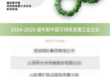 硬核实力上榜：中润光能获评福布斯中国可持续发展