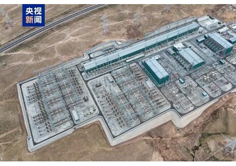 “沙戈荒"大基地外送特高压直流工程“宁电入湘“完成试运行