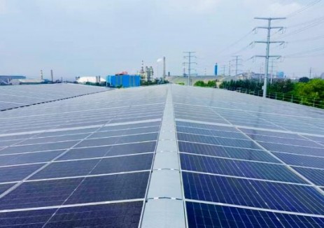 京能国际河北张家口宣化区宣钢物流园分布式光伏项目并网发电