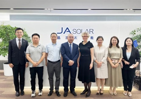 国际商会国际仲裁院主席到访晶澳科技 共探光伏行
