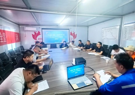中电建平山湖10万千瓦风电项目组织召开项目建设推进会